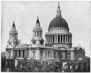 St Pauls Cathedral, London, sent 1800-tal.