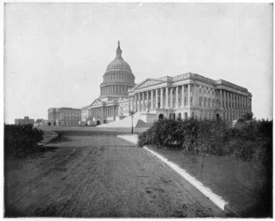 The Capitol, Washington DC, sent 1800-tal