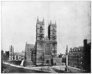 Westminster Abbey, London, sent 1800-tal
