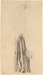 Studie för Moses - Trinity Church, Boston
