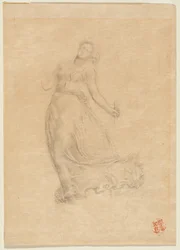 Allegorisk kvinnofigur