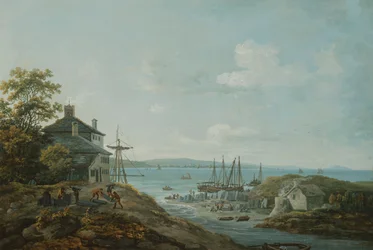 Lastar skiffer på Bangor Ferry,