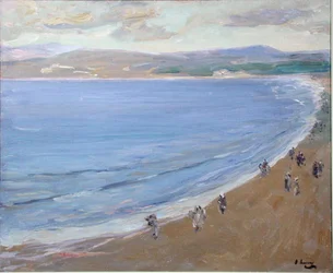 Beach, Tanger (olja på duk)