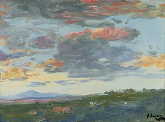 Evening, Tanger (olja på duk)