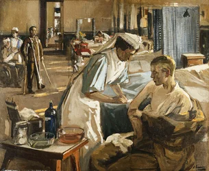 The First Wounded, London Hospital