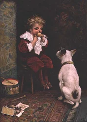 Little Jack Horner, från en illustrerad bok med barnvisor