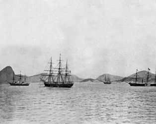 Rio de Janeiros hamn i Brasilien (s/v foto)