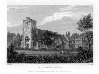 St Thomas Church, Oxford, 1835.