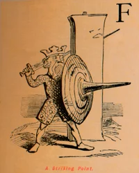 En slående punkt, c1860, c1860.
