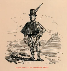Fancy porträtt av inspektör Balioi, c1860, c1860
