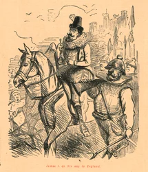 James I på väg till England, 1897.