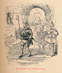 Odo avskedad från Rochester Castle, c1860, c1860