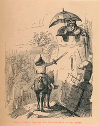 Prins Arthur kräver att hans mormor kapitulerar, c1860, c1860