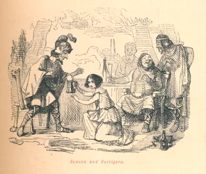 Rowena och Vortigern, c1860, c1860.