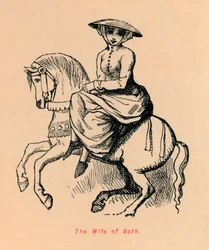 The Wife of Bath, c1860, c1860
