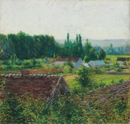 Bondgårdar i Giverny, ca 1890