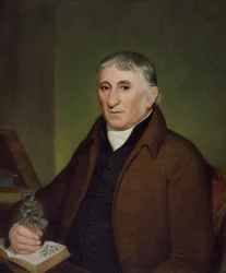Porträtt av Jacob Ritter Sr, botanisten