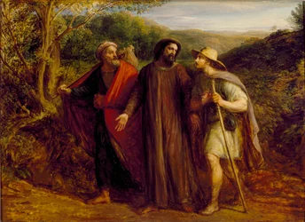 Kristi framträdande för de två lärjungarna som reser till Emmaus, 1835