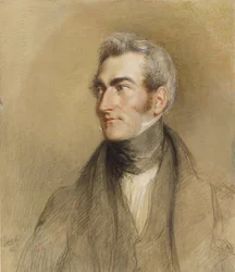 Porträtt av Chambers Hall, 1835