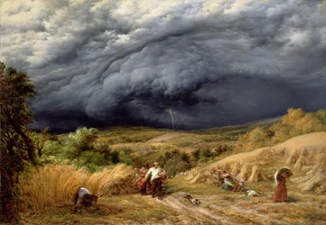 Storm i skörd, 1856