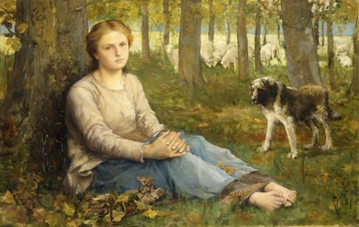 En herdinna och hennes flock, 1878-9