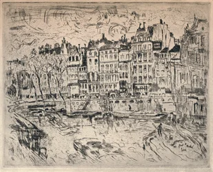 "Nära Pont St Michel", 1915