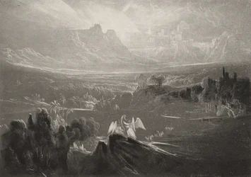 Heaven-the Rivers of Bliss ..., ca 1827 (mezzotint)
