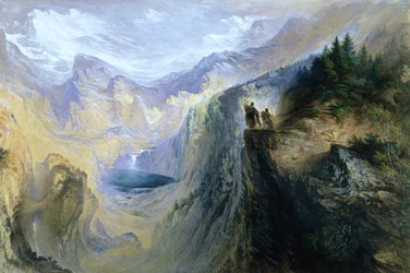 Manfred på Jungfrau, 1837