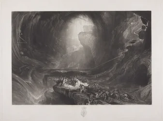 The Deluge, ca 1828 (wc på papper)