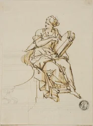 Wisdom: Unexecuted Design for Monument to the First Duke of Marlborough