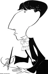 Aubrey Beardsley, karikatyr, 1900-talet (teckning)