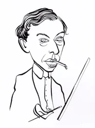 Ernst Ludwig Kirchner, karikatyr