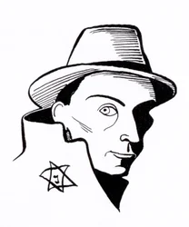 Felix Nussbaum, karikatyr