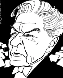 Herbert von Karajan - porträtt