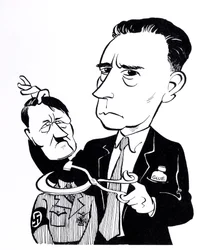 John Heartfield, karikatyr med Adolf Hitler