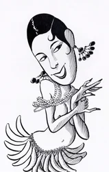 Josephine Baker, karikatyr