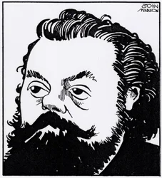 Modest Petrovich Mussorgsky, karikatyrporträtt