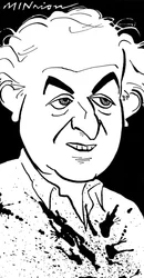 Ralph Steadman, karikatyr av John Minnion