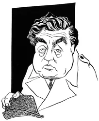 Tony Hancock, karikatyr av John Minnion