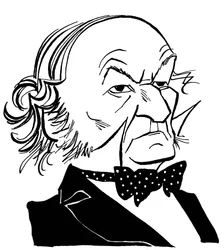 William Gladstone - karikatyr av John Minnion
