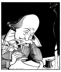 William Shakespeare skriver en pjäs av John Minnion