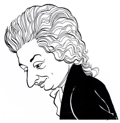 Wolfgang Amadeus Mozart - karikatyr