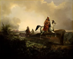 Black Knife, en apachekrigare, 1846.