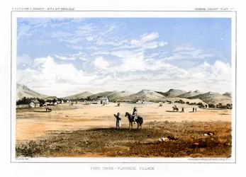 Fort Owen, Flathead-by, USA, 1856