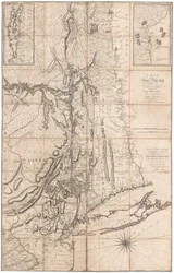 En karta över New York av Montresor