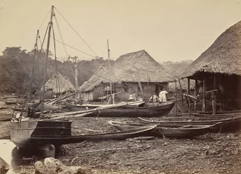 Tropiskt landskap, Landing, Chipigana, 1871.