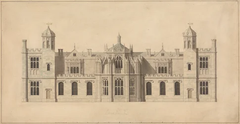 Corsham Court, Wiltshire: Höjd av nordfronten