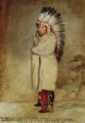 Knivchef för Pawnee Loups, 1821