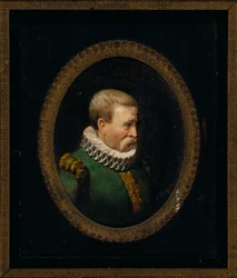 Porträtt av en Hugenottherre från Karl IX:s tid.