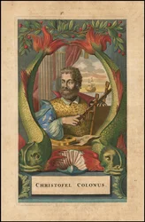 1671 års porträtt av Christofer Columbus av John Ogilby